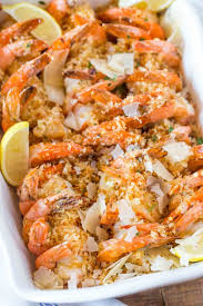 Baked Shrimp Scampi With Jumbo Shrimp Baked In A White Wine Lemon And Butter Sauce With Buttery Toasted Panko Breadcr Baked Shrimp Scampi Baked Shrimp Recipes