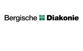 Diakonie logo featuring the kronenkreuz cross. Bergische Diakonie Vier Fichte Bewohner Im Isolationsbereich Wulfrath