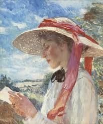 A Girl Reading Probably Florence Carter Wood 1910 By Dame Laura Knight British 1877 1970 Art Alfred Munnings Impressionist Art