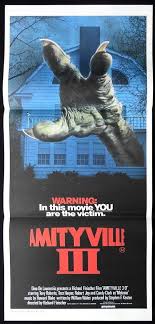 Terror en amityville (the amityville horror, 1979). Amityville 3 Original Daybill Movie Poster Horror 3d Su