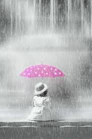 Wish A Rainy Day Pink Umbrella Color Splash Photography Color Splash
