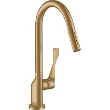 Maybe you would like to learn more about one of these? Axor Citterio Brushed Bronze Pull Out Rinse Kitchen Sink Mixer Tap 39835140 Kitchen From Taps Uk