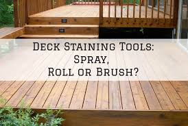 Maybe you would like to learn more about one of these? Deck Staining Tools Spray Roll Or Brush Michael Hines Painting Ione Ca Painting Contractor