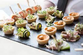 Two retro faves combine in this easy finger food idea. Finger Food Catalogna Cologne Catering Germany