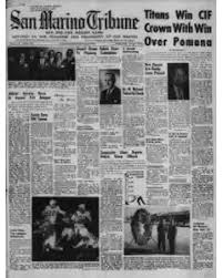 San Marino Tribune Newspaper Archives, Dec 12, 1957, p. 1