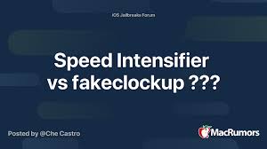 The cydia download process may vary according to your ios version. Speed Intensifier Vs Fakeclockup Macrumors Forums