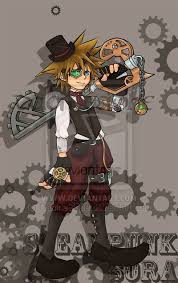 Steampunk Sora By Daoinesidhe On Deviantart Kingdom Hearts Worlds Kingdom Hearts Crossover Sora Kingdom Hearts