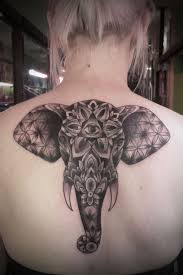 The elephant head and the roses. 22 Dotwork Tattoo Images Design And Ideas
