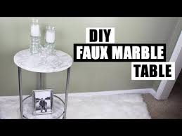How To Apply Contact Paper To Round Curved Surfaces How To Use Contact Diy Faux Marble Side Table Youtube Diy Table Top Marble Side Tables Contact Paper