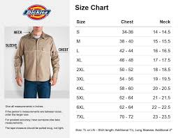 Dickies Insulated Coveralls Size Chart