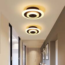 Acrylic Round Square Ceiling Lamp Minimalist Led Flush Mount Ceiling Light For Hallway Beautifulhalo Com