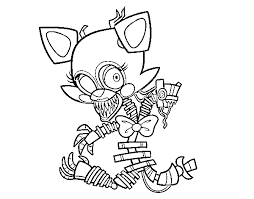 Show your kids a fun way to learn the abcs with alphabet printables they can color. Mangle From Five Nights At Freddy S Coloring Page Coloringcrew Com