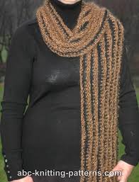 The styles will enable you to try out new techniques such as cables and lace that gives you a good break from more. Abc Knitting Patterns Fiesta Striped Scarf