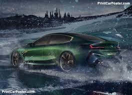 Bmw M8 Gran Coupe Concept 2018 Poster Konceptualnye Mashiny Avtomobili Kabriolet