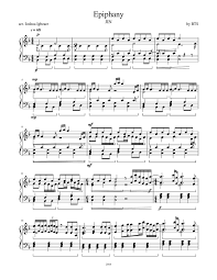 Print And Download In Pdf Or Midi Epiphany All Rights And Credit Go To The Owners Of The Song No Copyright Piano Music Notes Piano Music Lessons Piano Sheet