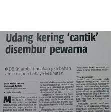 Hukum bahan pewarna cochineal : Kenyataan Akhbar Kpk 28 Oktober 2016 Isu Udang Kering Disembur Dengan Bahan Yang Tidak Diketahui From The Desk Of The Director General Of Health Malaysia