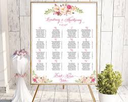 Wedding Seating Chart Alphabetical Wedding Seating Chart