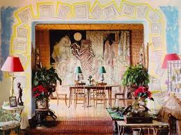 Automatism Atelier The Illustrated Villa Http Www Villasantosospir Fr Jean Cocteau Mural Wall Deco