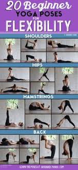 20 Beginner Yoga Poses For Flexibility Free Printable Beginner Yoga Workout Yoga For Flexibility Yoga Poses