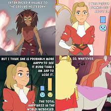 Owlturd's first foray into She-Ra comics 😲 : r/OkBuddyCatra