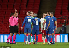 Danielsson är också dragspelare och i viss mån även sångtextförfattare, samt har blivit berömd för att joddla i vissa sånger. Reece James Shown Red Card After The Full Time Whistle On His First England Start Against Denmark Daily Mail Online