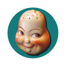 Pebbleford Dinnerware Taylor Smith & Taylor Salt and Pepper Shakers  Taylorstone Colorcraft 1960's EXCLNT Condition John Gilkes Design