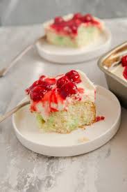 Combine cake mix, water, eggs, and oil in a large bowl; Holiday Jello Poke Cake Lemonsforlulu Com