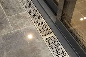 Integrated Level Threshold Drain System Lateral Design Studio Bifold Doors Aluminium Windows And Doors Pergola Designs