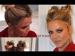 Khloe Kardashian Inspired Spice Girl Buns Hair Tutorial Beauty Banter Youtube Khloe Kardashian Hair Headband Hairstyles Hair Bun Tutorial