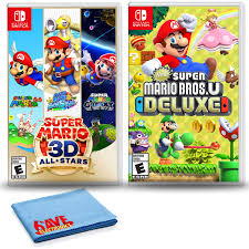 Every font is free to download! Amazon Com Nintendo Switch Super Mario 3d All Stars Bundle With New Super Mario Bros U Deluxe And 6ave Cleaning Cloth Video Games