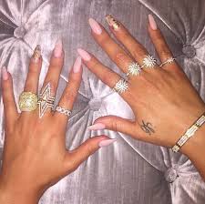 The keeping up with the kardashians star shared a snap of herself with flowing wavy hair, rocking a simple white corset top. 11 Different Nail Shapes The Kardashians Have Worn Kardashian Nails Khloe Kardashian Nails Celebrity Nails