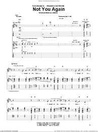Jr Not You Again Sheet Music For Guitar Tablature Pdf