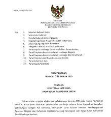 Berbeda dengan bulan lainnya, pada bulan ramadhan banyak waktu mustajabah untuk berdoa. Surat Edaran Tentang Penetapan Jam Kerja Pada Bulan Ramadhan 1440h Infoguruku