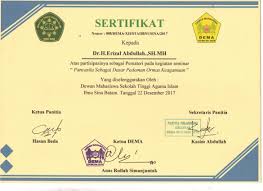 Sertifikat prestasi memberikan penghargaan atas performa yang luar biasa. Semua Info Grafis