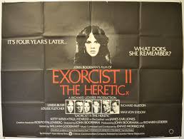 Lullaby of broadway (uncredited) music by harry warren played on the saxophone. Exorcist Ii The Heretic Original Cinema Movie Poster From Pastposters Com British Quad Posters And Us 1 Sheet Posters