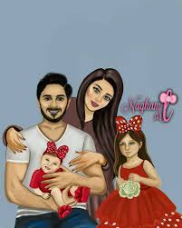 Pin By Shahla Gyan On Ga Mother Daughter Art Girly M Cute Couple Art