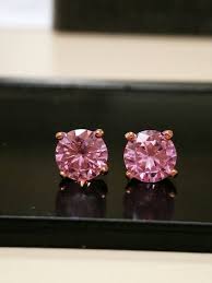 Check spelling or type a new query. 1 Ct Pink Diamond Stud Earrings Diamond Studs Women S Etsy