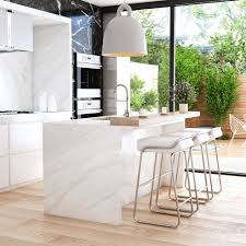 wedge modern white bar stool by zuo
