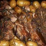 Souris D Agneau Et Ses Pommes De Terre Grenaille Recette Collier D Agneau Recettes De Cuisine Agneau