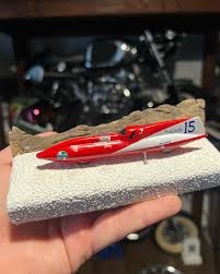 Just finished this tiny little Landspeed record holder 1/43 scale model in  tribute to Joe Dudek and Bill Johnson. Triumph's land speed pursuit  continued in 1962, when aircraft mechanic Joe Dudek brought