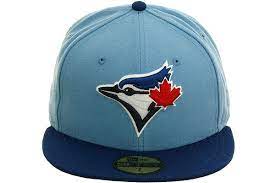 New Era 2tone Toronto Blue Jays Fitted Hat Light Blue Royal Blue White Fitted Hats Hip Hop Hat Toronto Blue Jays