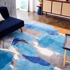 Here, the best area rugs for every living space and lifestyle. Abstract Painting Rug Westelm Modern Area Rugs Painting Rug Transitional Decor