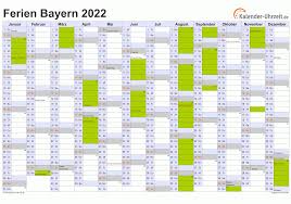 Gesetzliche feiertage und ferien in bayern fuer 2021. Ferien Bayern 2022 Ferienkalender Zum Ausdrucken