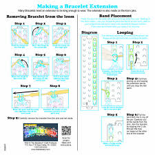 Rainbow Loom Chart Rainbow Loom Charts And Template Loom