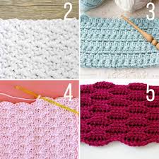 Blanket stitch from easy crochet; 30 Crochet Stitches For Blankets And Afghans Many With Video Tutorials