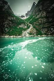 Glacier And Mountains Landscapes In Wild And Beautiful Alaska Stock Photo Picture And Royalty Free Image Image 95224140