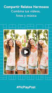 Slideshow, photo collage, music, photo grid, gif maker. Editor De Video Y Creador Picplaypost Apk Mod