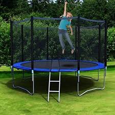 Nexttechnology 10 Feet Round Trampoline With High Safety Enclosure Uv Proof Coating Trampoline Outer Springs Ladder Reinforced Safety Pad Kids Adults Outd Outdoor Trampoline Backyard Trampoline Best Trampoline