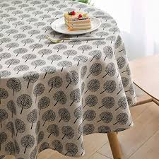 Check out our 60 inch round tablecloth selection for the very best in unique or custom, handmade pieces from our table linens shops. Modern Dining Table Cloth Cotton Line Table Cover Nordic Twill Floral Tablecloth Washable Dining Decorative For Holiday Home Christmas Party Picnic Round Tablecloth 60inch Home Home Textiles