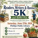 10th Annual Readers, Writers & Runners 5K and Author Visit